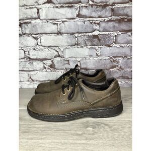 Merrell Brown Leather World Rambler Lace Up Casual Shoes Men Sz 43EU/9M J45097